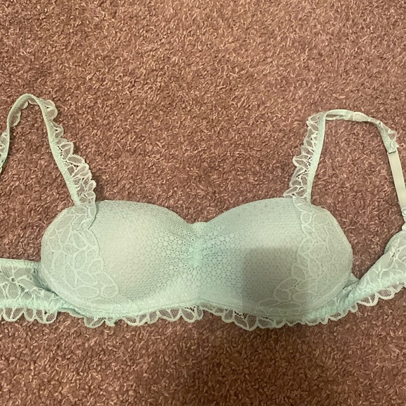 Floral light green push-up bra - Picture 1 of 10